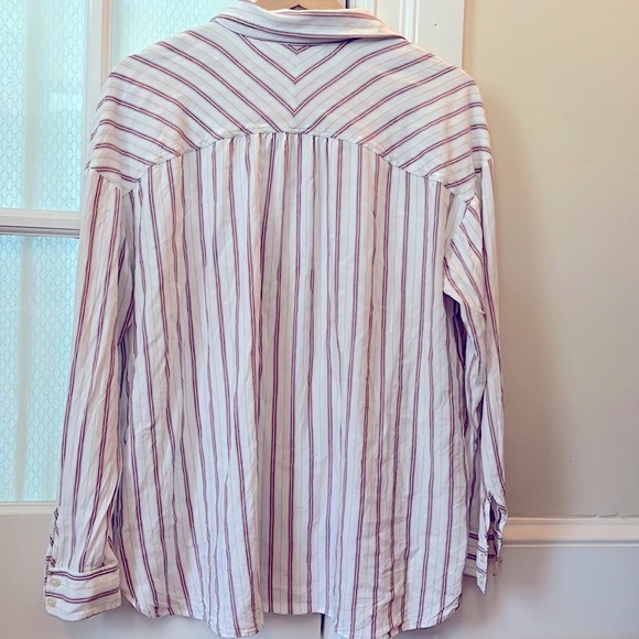 Loft Striped Button Down - Picture 6 of 7